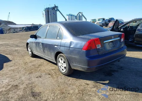 2003 Honda Civic Lx z USA, uszkodzony, nr VIN 2HGES16513H533565